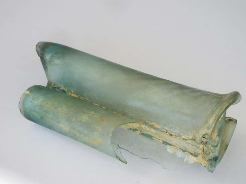 Part of an ancient Roman/Syrian Kohl flask Ref. GL-12