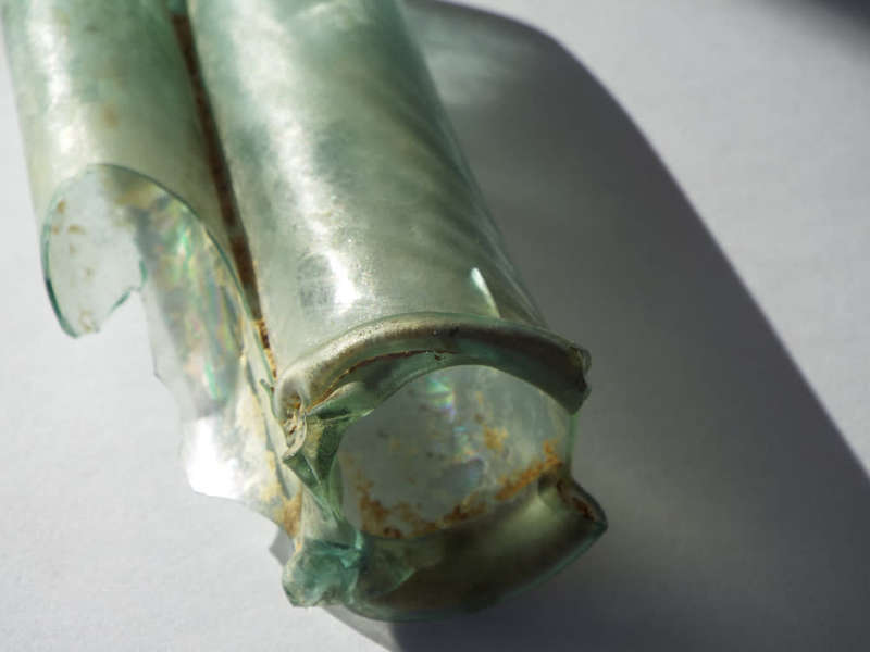 Part of an ancient Roman/Syrian Kohl flask Ref. GL-12