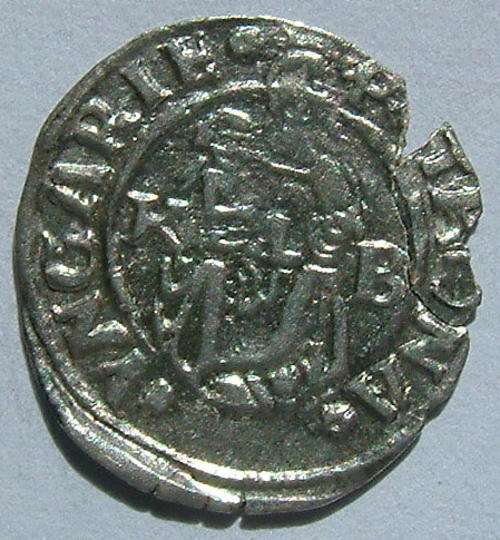 Rare Hungarian Silver Denar  'Mother and Child' coin - Ferdinand 1st (1503-1564)