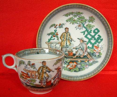 Beech and Hancock tea and saucer set 1860  - Ref  A6/1