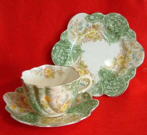 Antique German porcelain trio circa 1885 Ref.Oct56