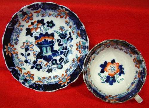 An extremely rare Antique Hibbert and Boughey Imari duo 1889  Ref.Nov 40B