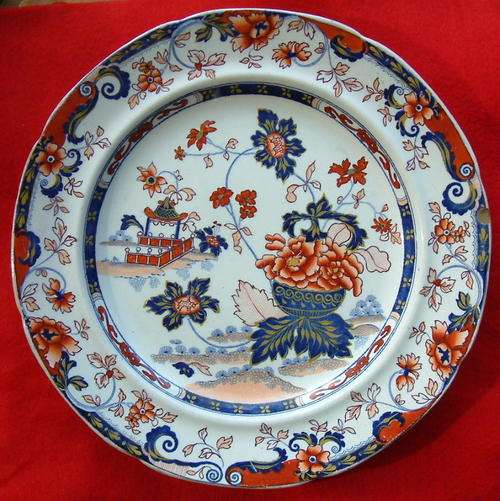 Antique Minton's 'Amherst Japan' plate circa 1830 - Ref. Nov62