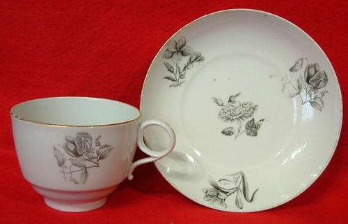 Antique Barr, Flight & Barr Worcester bat printed duo Circa1795-1810 - Ref. Nov97