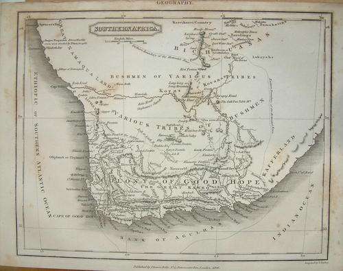 1826 'Colony of Good Hope' Map  Alex Findlay artist/cartographer/engraver