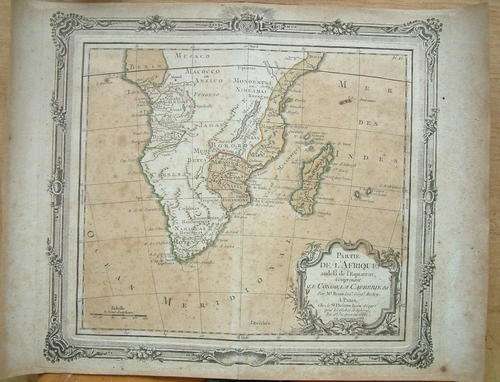 "Partie de l'Afrique audela de l'Equateur, Comprenant le Congo, la Cafrerie &c." 1766