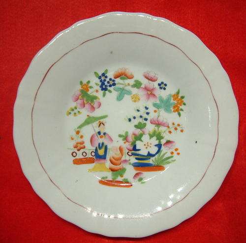 Georgian transfer and hand-painted Hilditch and Son plate Circa 1822-1830 Ref.27