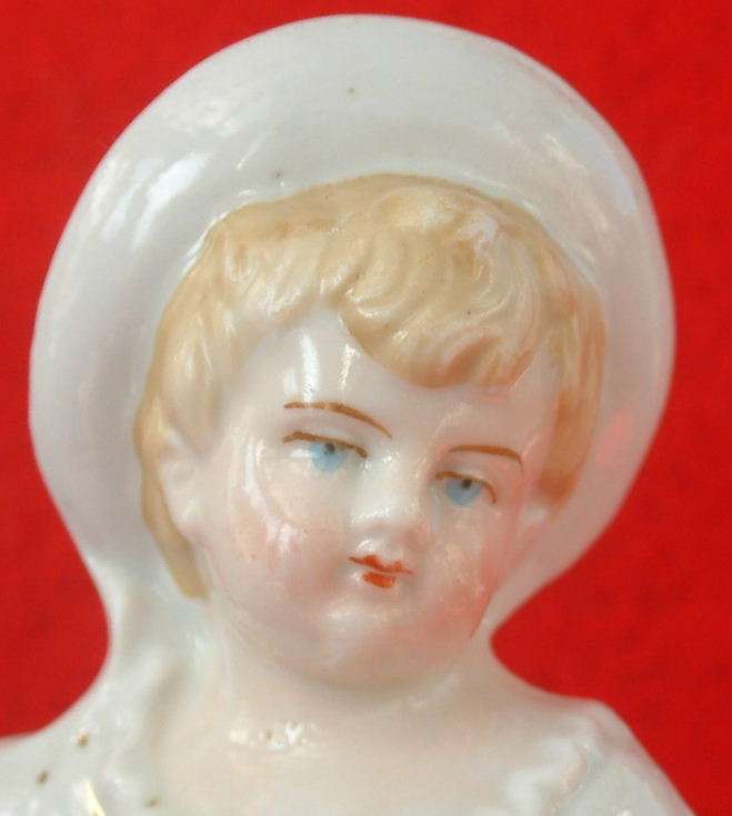 Antique porcelain figurine (candle snuffer?), estimated 1820-1840 era -  Ref.#OR/1
