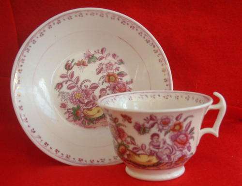 Antique Georgian Hilditch and Son Porcelain `Sleeping Beauty and Cupid` duo c1822-1830 Ref. C12