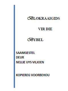 Blokraaigids vir die Bybel