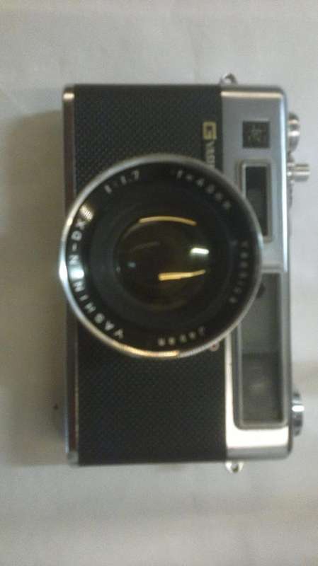Yashica Electra 35mm Camera with original leather casing and carry strap