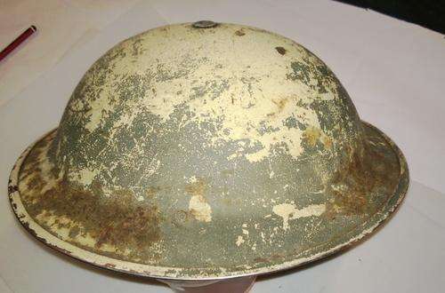 Soldier Helmet (' WW II Soup Plate Helmet') A COLLECTOR's DREAM!!!!