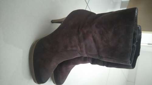 FOSCHINI BROWN BOOTS - HIGH HEELS