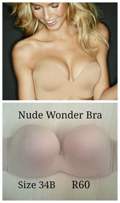 WONDERBRA STRAPLESS BRA 34B