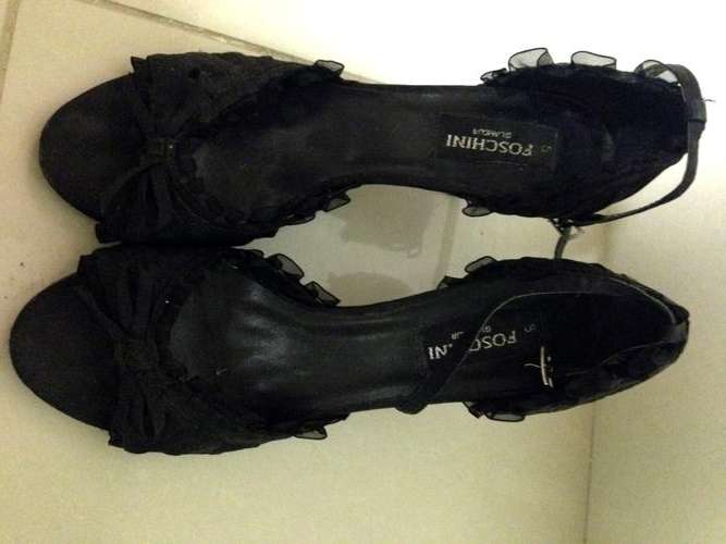 SALE!! Foschini Black Lace Heels