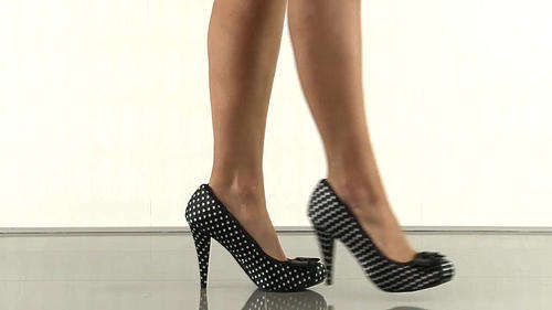 Polka-Dot Heels  - Worn once