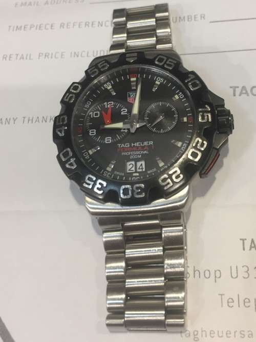 Tag Heuer Formula 1 Alarm *** Crazy R1 No Reserve !!!