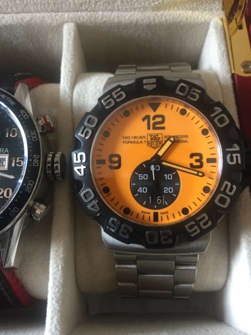 Tag Heuer Grande Date - Orange Luminous Dial - RARE !!! R1 NO RESERVE !!!