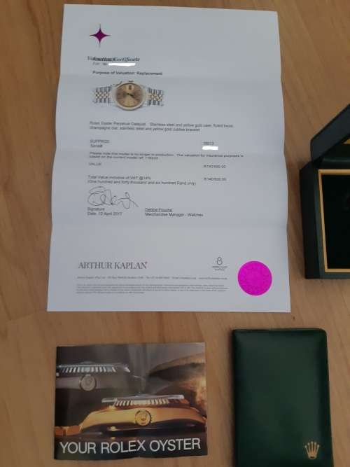 AUTHENTIC ROLEX DATEJUST OYSTER PERPETUAL REF 16013