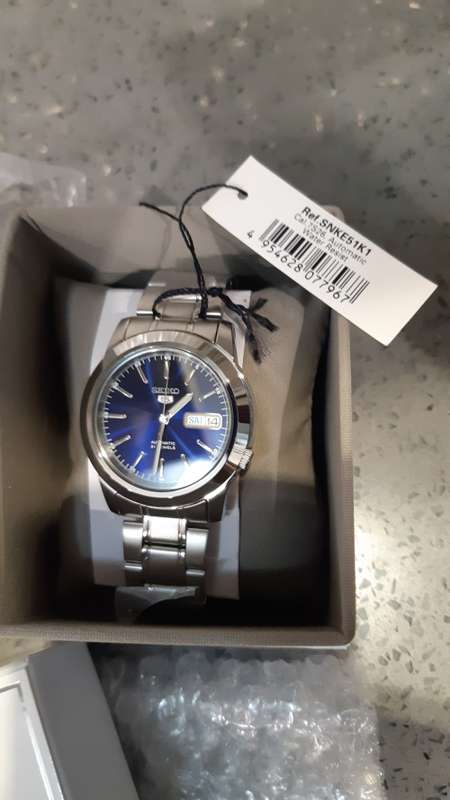 BRAND NEW SEIKO AUTOMATIC MENS WATCH !!! R1 NO RESERVE !!!