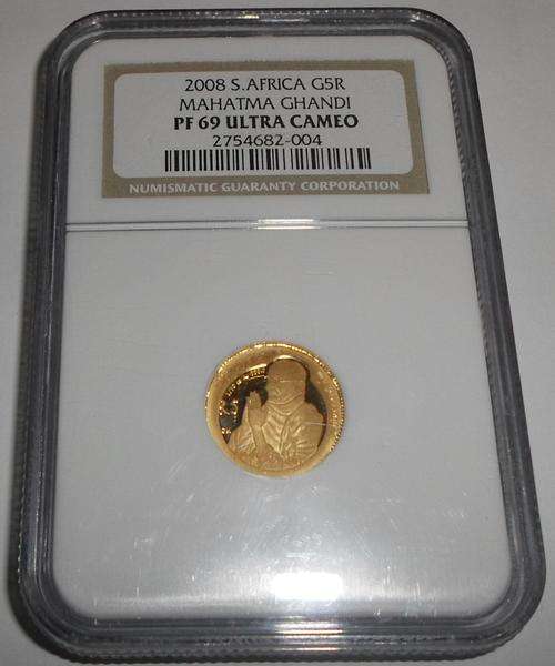 *** 2008 Protea Gandhi Proof 69 UC  !!! *** Low Start !!!