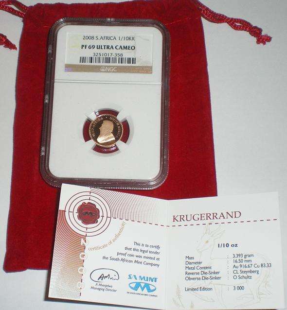 @@@ PROOF KRUGERRANDS PROOF 69 !!!! R1 NO RESERVE !!!!
