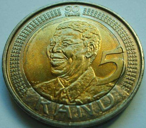 Brilliant UNCIRCULATED Direct From BANK Mandela R5 Coin !!!!!!!!