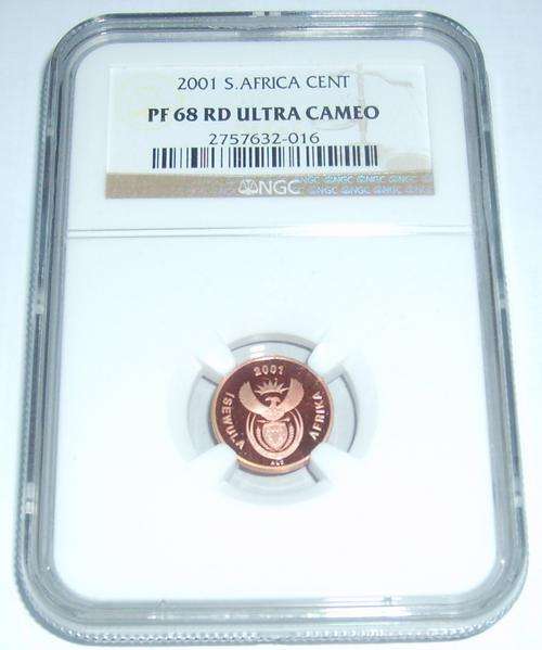 2001 CENT PROOF 68RD ULTRA CAMEO POP 1 !!!!! ~~~