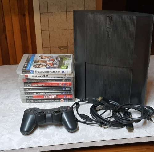 Playstation 3| 500GB HDD| 8 Games| 1 Controller| Accessories| Free Shipping