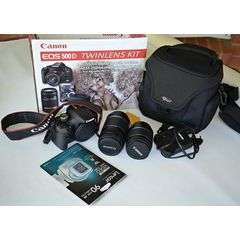 CANON EOS 500D TWIN LENS KIT 18-55mm + 55-250mm IS lens and more. Immaculate!!!