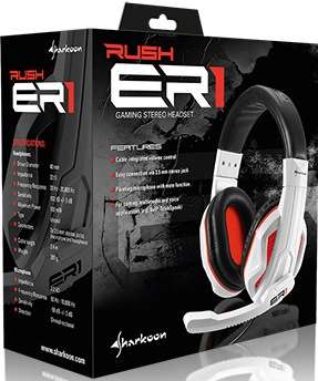 BRAND NEW Sharkoon Rush ER1 Gaming Stereo Headset