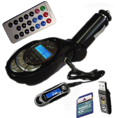 Wireless in Car MP3/WMA FM Modulator, Stock Clearance!