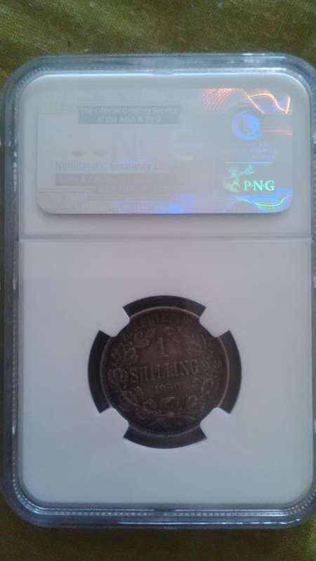 1896 1 Shilling - XF45
