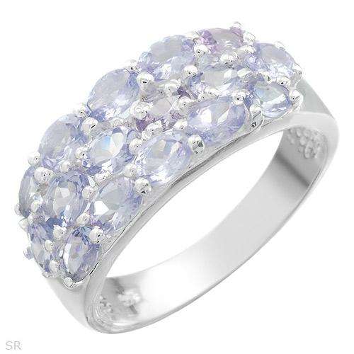 ***R3 700*** IRRESISTIBLE RING WITH 16 GENUINE TANZANITES (3.20 CTW) Price Reduced