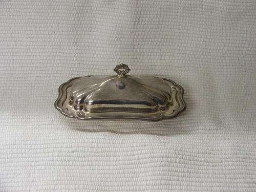 butter dish with glass inner