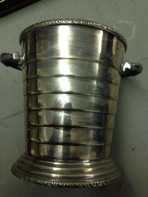 silverplate ice bucket