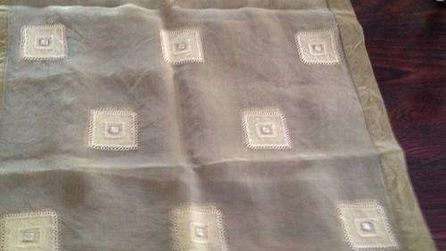 silk embroidered table runner