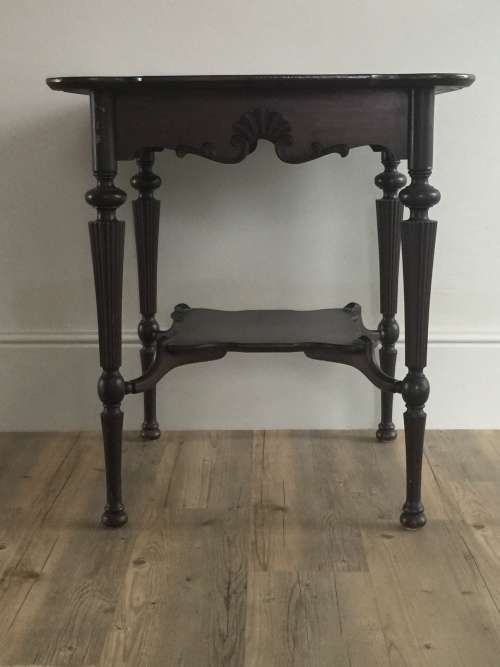 CRAZY LOW START: Edwardian mahogany side table