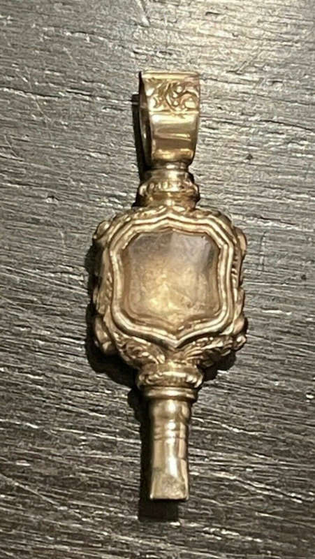 9 ct gold fob watch key