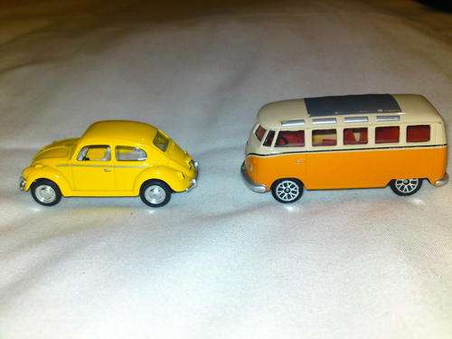 VW beetle and combi