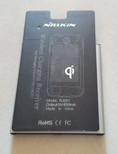 Samsung Galaxy S4 Nillkin Wireless Receiver and battery