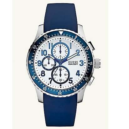 GUESS Men's U12651G2 Iconic Blue Multi-Function Watch