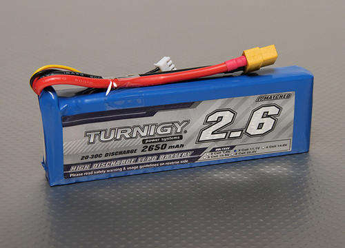 Turnigy 2650mAh 3S 20C Lipo Pack