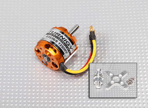 Turnigy D3536/6 1250KV Brushless Outrunner Motor