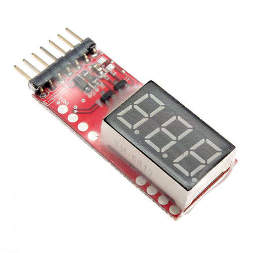2S-6S Voltmeter for Lipo Batteries