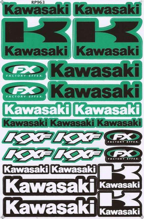 Vinyl Stickers - Kawasaki -  S 19