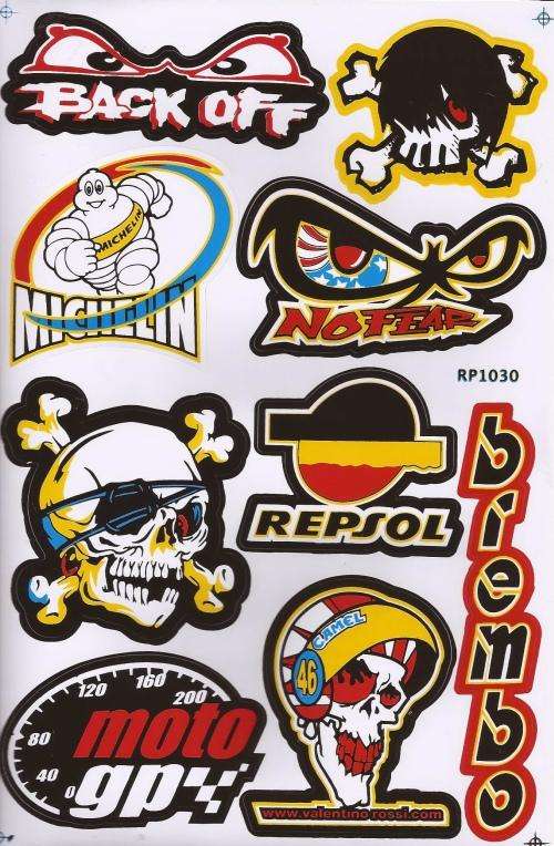 Vinyl Stickers - Various logo's, Nofear, Repsol -  S 17