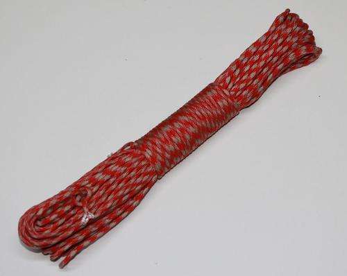 Bosbok Tactical 30m Paracord - Red and Cream