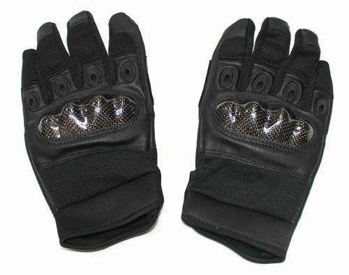 Full Finger Tactical Gloves : Black ( Xtra Large )