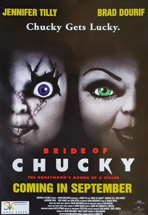 Original Poster ( Video Rental Shop ) Bride of Chucky ( 1998 )